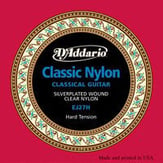 Nylon Student Classical Guitar Strings EJ27H Single Set of Tie-on Nylon and Silverplated Wound Hard